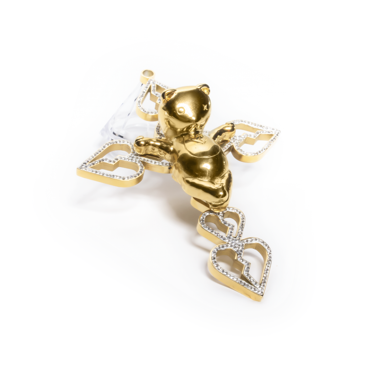 TEDDY CRUCIFIX NECKLACE (GOLD) – HEAV3N TEDDY CRUCIFIX NECKLACE (GOLD) – HEAV3N