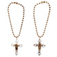 TEDDY CRUCIFIX NECKLACE (GOLD)